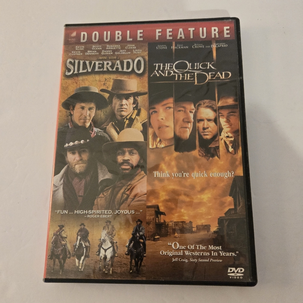 Silverado & The Quick and The Dead Double Feature 2 Disc DVD Set